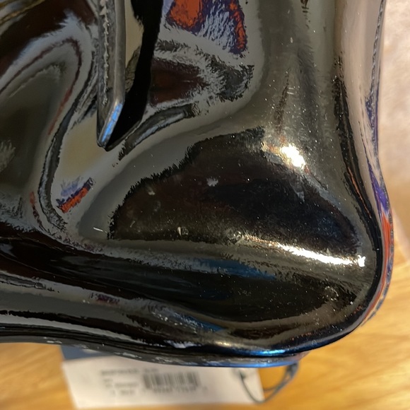 Dooney & Bourke Black Patent Leather Zip Tote - Picture 11 of 16